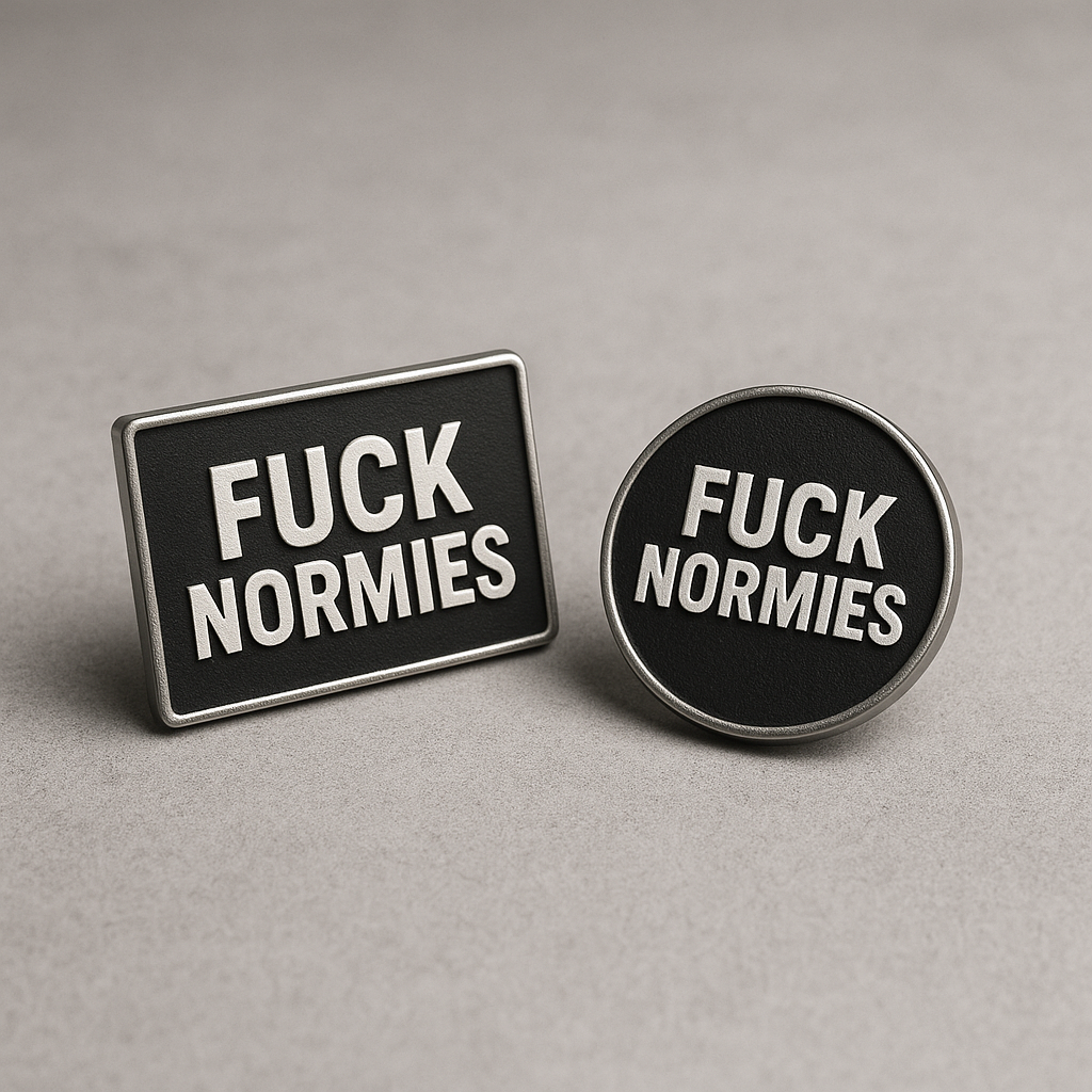 “Anti‑Normie” Enamel Pin Set (3)